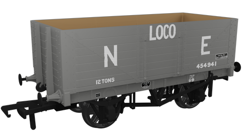 Rapido Trains 967413 OO Gauge RCH 1907 7 Plank Wagon LNER (Early) No.454941