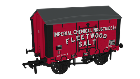 Rapido Trains 967605 OO Gauge Salt Van Imperial Chemical Industries Fleetwood Salt No.11