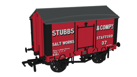 Rapido Trains 967615 OO Gauge Salt Van Stubbs & Co No.37