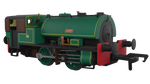 Rapido Trains 968501 OO Gauge Port of Par Bagnall’s Special Edition Twin Pack-Lined Dark Green (DCC SOUND)