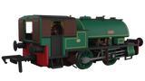 Rapido Trains 968501 OO Gauge Port of Par Bagnall’s Special Edition Twin Pack-Lined Dark Green (DCC SOUND)