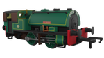 Rapido Trains 968501 OO Gauge Port of Par Bagnall’s Special Edition Twin Pack-Lined Dark Green (DCC SOUND)