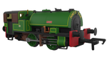 Rapido Trains 968002 OO Gauge Port of Par Bagnall’s Special Edition Twin Pack-Lined Light Green