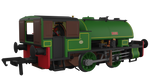 Rapido Trains 968002 OO Gauge Port of Par Bagnall’s Special Edition Twin Pack-Lined Light Green