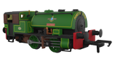 Rapido Trains 968002 OO Gauge Port of Par Bagnall’s Special Edition Twin Pack-Lined Light Green