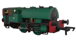 Rapido Trains 968003 OO Gauge Port of Par Bagnall - Unlined Dark Green