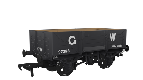 Rapido Trains 971004 OO Gauge Diagram O18 5 Plank Open Wagon-GWR No.97398