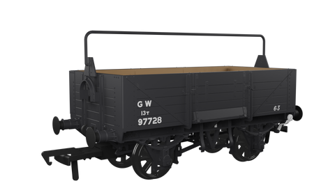 Rapido Trains 971008 OO Gauge Diagram O18 5 Plank Open Wagon-GWR No.97728