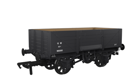 Rapido Trains 971009 OO Gauge Diagram O18 5 Plank Open Wagon-GWR No.98000