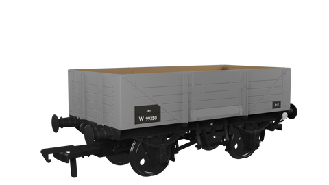 Rapido Trains 971015 OO Gauge Diagram O18 5 Plank Open Wagon-BR No.99350