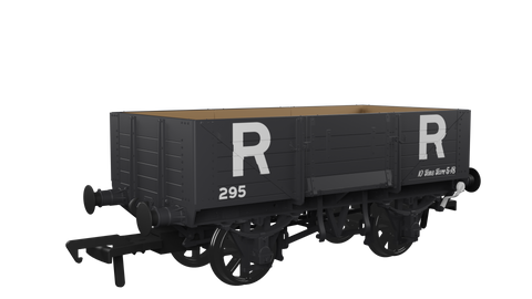 Rapido Trains 971016 OO Gauge Diagram O18 5 Plank Open Wagon-Rhymney 295