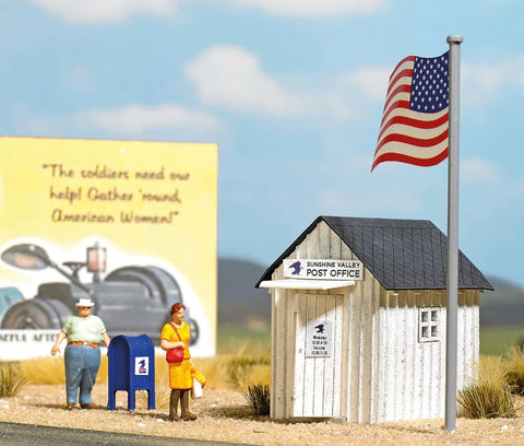 Busch 9729 HO/OO Gauge US Post Office Kit