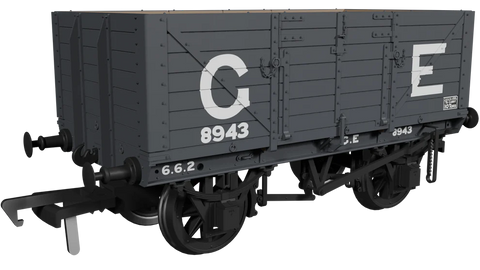 Rapido Trains 973002 OO Gauge GER Dia.48 7-plank – GER No.8943