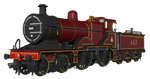 Rapido Trains 974002 OO Gauge MR 483 No.483 Midland Railway Crimson