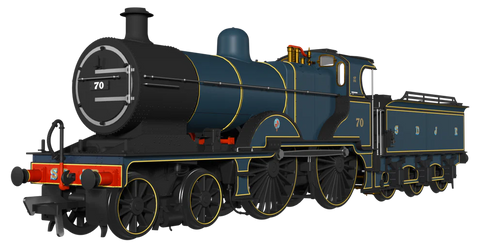 Rapido Trains 974004 OO Gauge MR 483 No.70 SDJR Blue