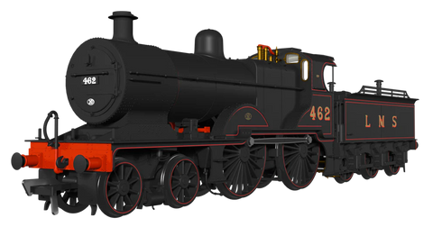 Rapido Trains 974507 OO Gauge MR 483 No.462 LMS Lined Black DCC Sound