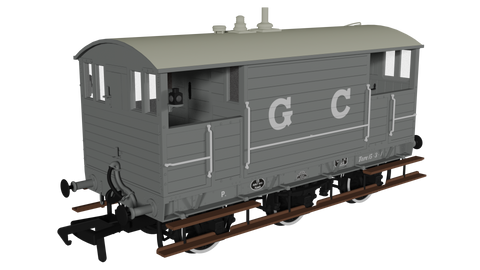 Rapido Trains 975003 OO Gauge GCR 15T 6w Brake – GC Grey No.9515