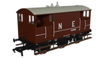 Rapido Trains 975006 OO Gauge GCR 15T 6w Brake – LNER Bauxite pre-1936 No.136988