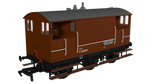 Rapido Trains 975012 OO Gauge GCR 15T 6w Brake – BR Bauxite No.E531727