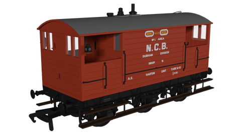 Rapido Trains 975016 OO Gauge GCR 15T 6w Brake – NCB Durham Division Harton Unit