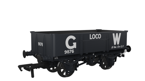 Rapido Trains 977001 OO Gauge Diagram N19 Loco Coal Wagon-GWR No.9876