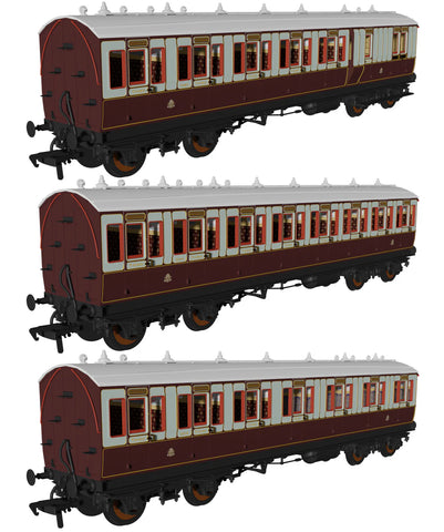 Rapido Trains 978009 OO Gauge LNWR ‘Evolution’ Non-Corridor Carriage Pack