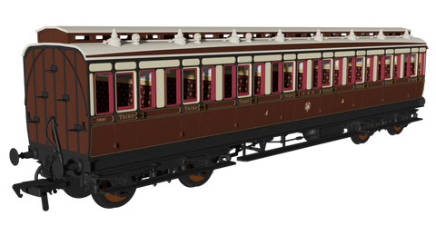 Rapido Trains 978015 OO Gauge GWR ‘Evolution’ Non-Corridor Third No.2001