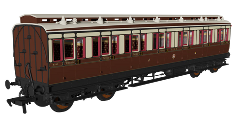 Rapido Trains 978016 OO Gauge GWR ‘Evolution’ Non-Corridor Composite No.8233