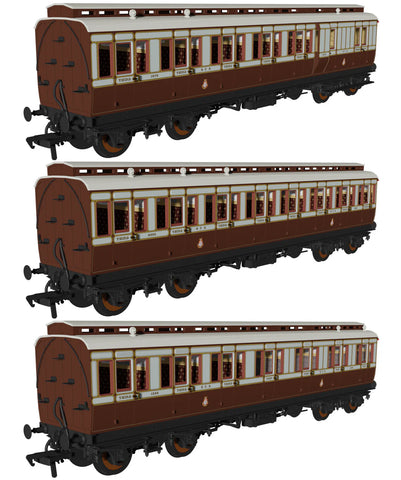 Rapido Trains 978017 OO Gauge GCR ‘Evolution’ Non-Corridor Carriage Pack