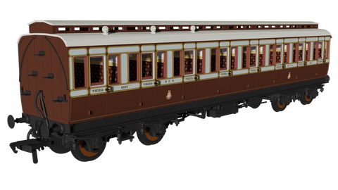 Rapido Trains 978019 OO Gauge GCR ‘Evolution’ Non-Corridor Third No.2291