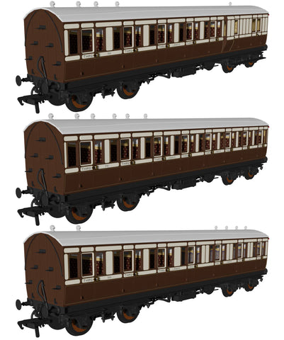 Rapido Trains 978029 OO Gauge LBSCR ‘Evolution’ Non-Corridor Carriage Pack