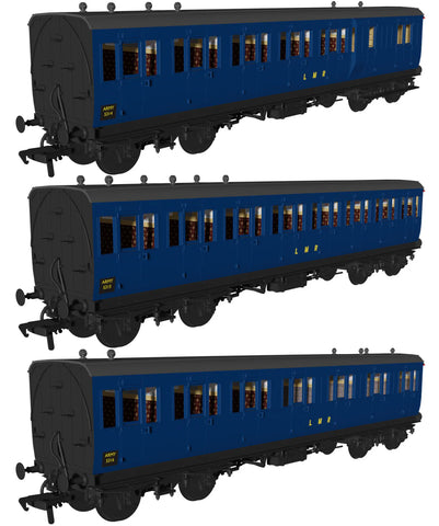 Rapido Trains 978033 OO Gauge LMR ‘Evolution’ Non-Corridor Carriage Pack