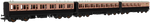 Rapido Trains 978101 OO Gauge LSWR ‘Evolution’ Non-Corridor Carriage Pack