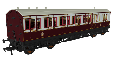 Rapido Trains 978108 OO Gauge Caledonian ‘Evolution’ Non-Corridor Brake Third No.654