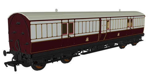 Rapido Trains 978112 OO Gauge Caledonian ‘Evolution’ Non-Corridor Full Brake No.34