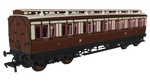 Rapido Trains 978135 OO Gauge GWR (pre-1904) ‘Evolution’ Non-Corridor First No.14