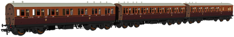Rapido Trains 978137 OO Gauge L&Y ‘Evolution’ Non-Corridor Carriage Pack
