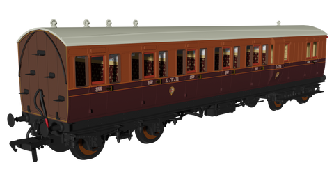 Rapido Trains 978138 OO Gauge L&Y ‘Evolution’ Non-Corridor Brake Third No.1475