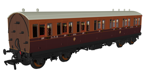 Rapido Trains 978140 OO Gauge L&Y ‘Evolution’ Non-Corridor Composite No.454
