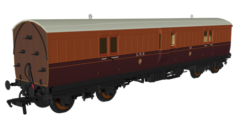 Rapido Trains 978142 OO Gauge L&Y ‘Evolution’ Non-Corridor Full Brake No.12
