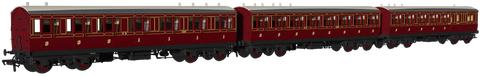 Rapido Trains 978143 OO Gauge GER ‘Evolution’ Non-Corridor Carriage Pack