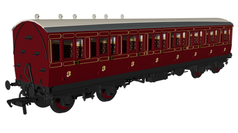 Rapido Trains 978145 OO Gauge GER ‘Evolution’ Non-Corridor Third No.68