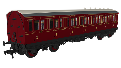 Rapido Trains 978147 OO Gauge GER ‘Evolution’ Non-Corridor First No.88