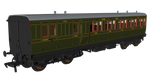 Rapido Trains 978214 OO Gauge SR Olive 'Evolution' Non-Corridor Carriage Brake Third No.2724