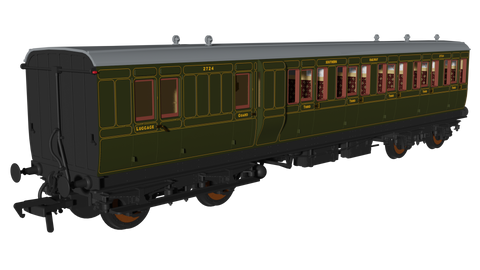 Rapido Trains 978214 OO Gauge SR Olive 'Evolution' Non-Corridor Carriage Brake Third No.2724