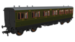 Rapido Trains 978216 OO Gauge SR Olive 'Evolution' Non-Corridor Composite No.5022