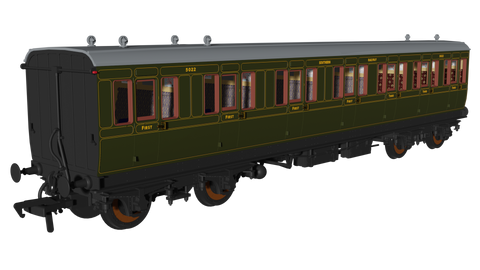 Rapido Trains 978216 OO Gauge SR Olive 'Evolution' Non-Corridor Composite No.5022