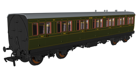 Rapido Trains 978217 OO Gauge SR Olive 'Evolution' Non-Corridor First No.601