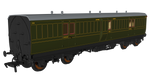 Rapido Trains 978218 OO Gauge SR Olive 'Evolution' Non-Corridor Full Brake No.104
