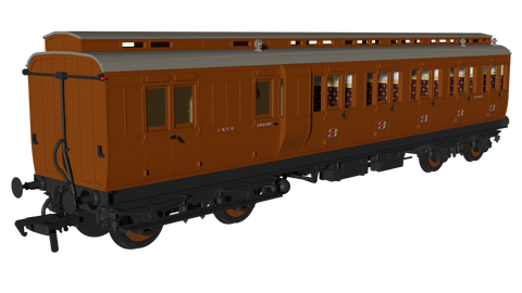 Rapido Trains 978220 OO Gauge LNER 'Evolution' Non-Corridor Carriage Brake Third No.51799
